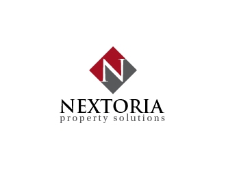 Nextoria logo design by eyeglass