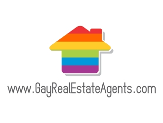 www.GayRealEstateAgents.com logo design by cikiyunn
