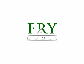 Fry Homes logo design by ammad