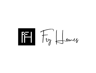 Fry Homes logo design by marshall