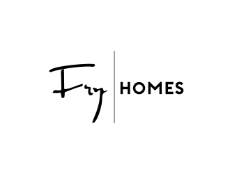 Fry Homes logo design by serprimero