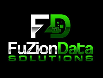 FuZionData Solutions logo design by DreamLogoDesign