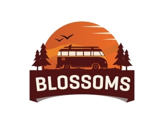 Blossoms  logo design by nehel