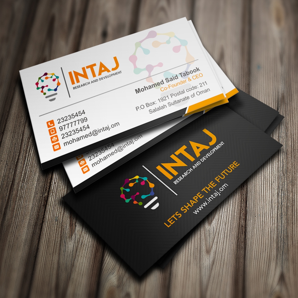 Intaj Research and Development logo design by Kindo