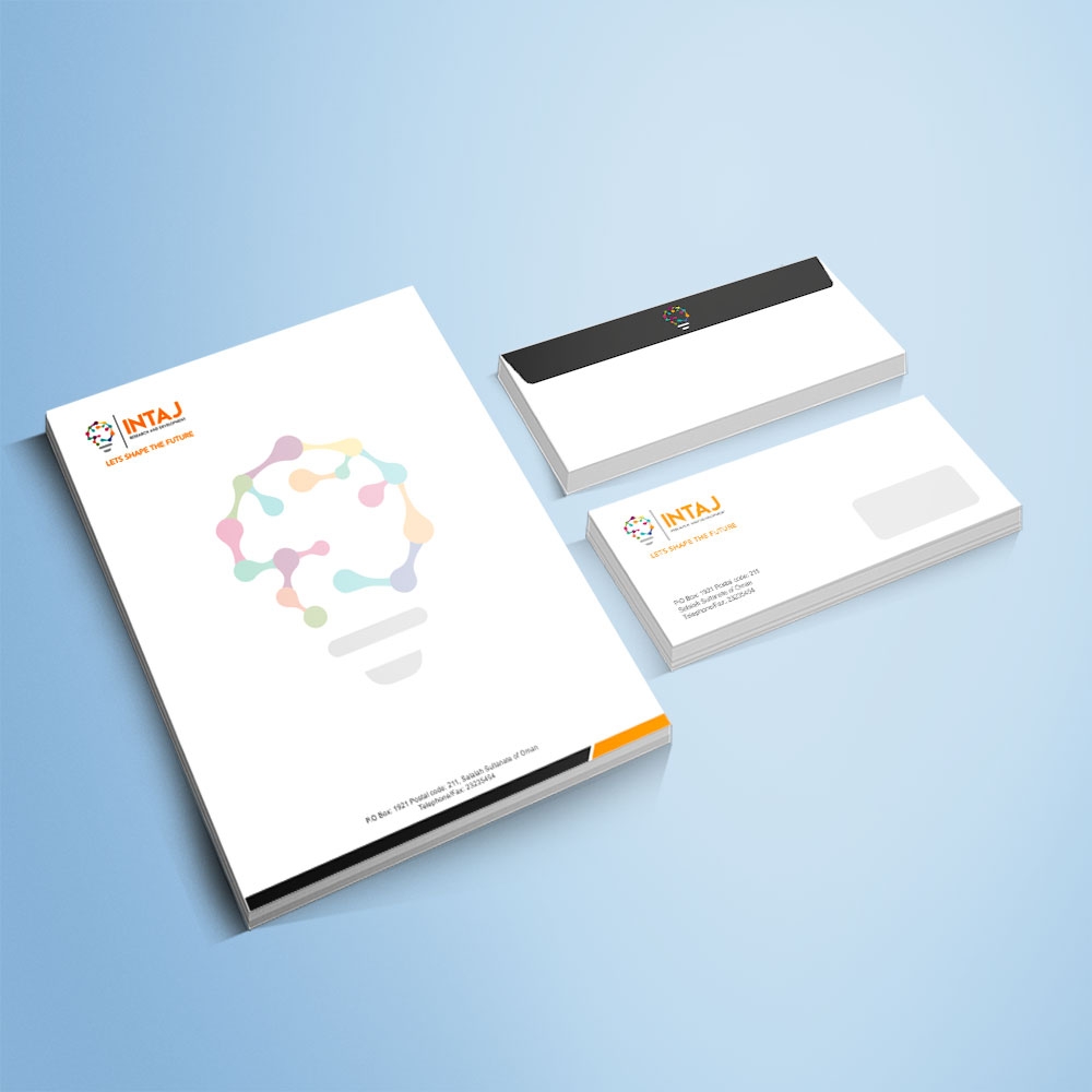 Intaj Research and Development logo design by Kindo