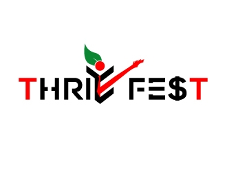 Thrive Fest logo design by dshineart