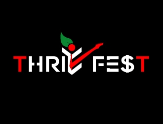 Thrive Fest logo design by dshineart