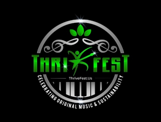 Thrive Fest logo design by jerouno014