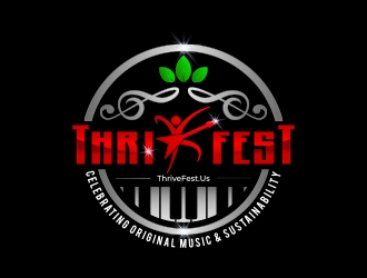 Thrive Fest logo design by jerouno014