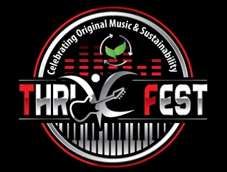 Thrive Fest logo design by logoguy