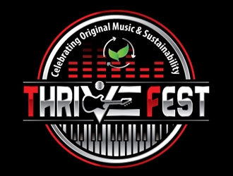 Thrive Fest logo design by logoguy