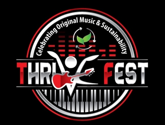 Thrive Fest logo design by logoguy