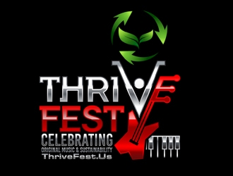 Thrive Fest logo design by DreamLogoDesign