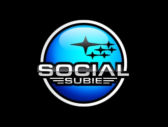 SocialSubie logo design by MarkindDesign