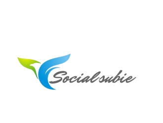 SocialSubie logo design by nehel