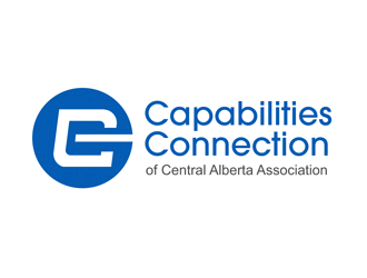 Capabilities Connection of Central Alberta Association logo design by enzidesign
