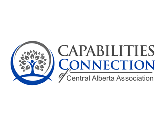 Capabilities Connection of Central Alberta Association logo design by enzidesign