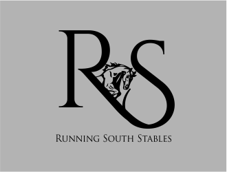 RS/Running South Stables logo design by stark