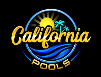 California Pools logo design by DreamLogoDesign