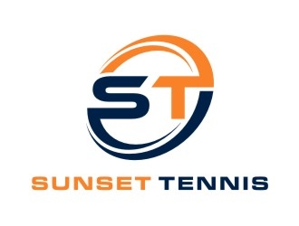 Sunset tennis  logo design by Franky.