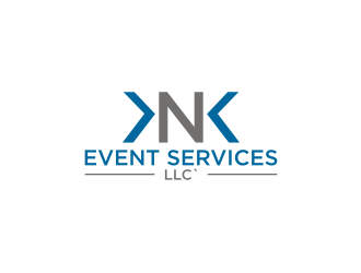 K N K Event Services LLC` logo design by rief