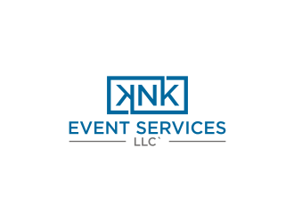 K N K Event Services LLC` logo design by rief