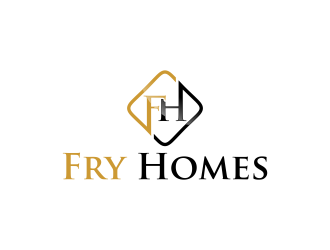 Fry Homes logo design by deddy
