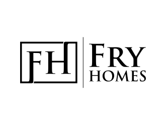 Fry Homes logo design by pakNton