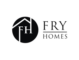 Fry Homes logo design by Franky.