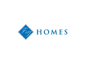 Fry Homes logo design by maserik