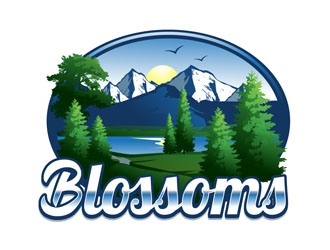 Blossoms  logo design by DreamLogoDesign