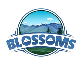 Blossoms  logo design by DreamLogoDesign