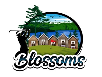 Blossoms  logo design by DreamLogoDesign