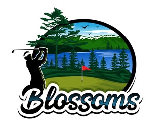 Blossoms  logo design by DreamLogoDesign