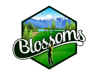 Blossoms  logo design by DreamLogoDesign