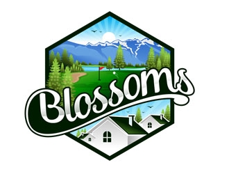Blossoms  logo design by DreamLogoDesign