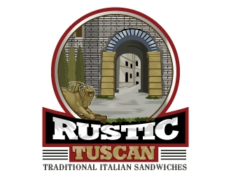 Rustic Tuscan logo design by Suvendu