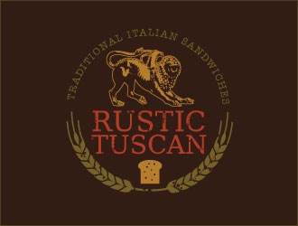 Rustic Tuscan logo design by Foxcody