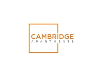 Cambridge Apartments logo design by bricton