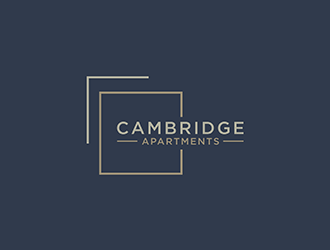 Cambridge Apartments logo design by checx