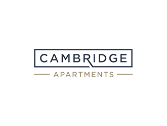 Cambridge Apartments logo design by checx