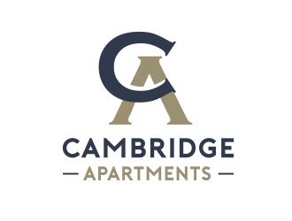 Cambridge Apartments logo design by serprimero