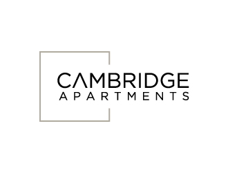 Cambridge Apartments logo design by labo