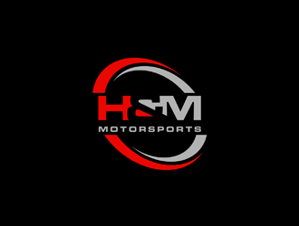 H&M Motorsports logo design by johana