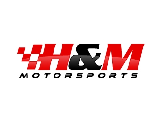 H&M Motorsports logo design by labo