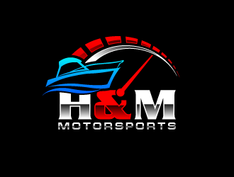 H&M Motorsports logo design by uttam
