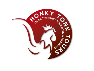 Honky Tonk Tours  logo design by alxmihalcea
