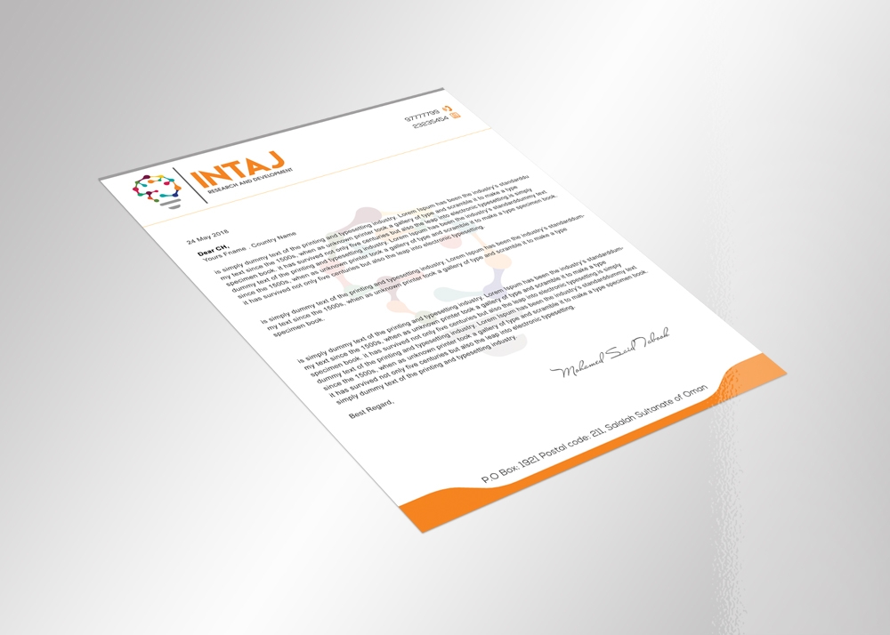 Intaj Research and Development logo design by aamir