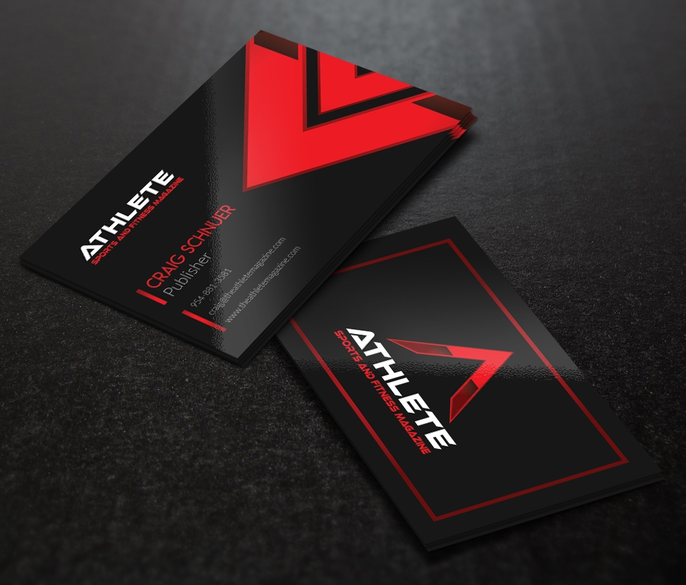 Athlete (Sports and Fitness Magazine) logo design by DreamLogoDesign