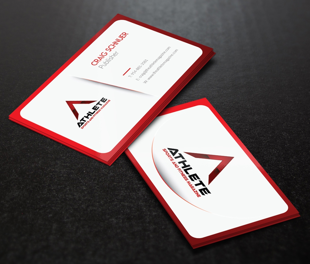 Athlete (Sports and Fitness Magazine) logo design by DreamLogoDesign